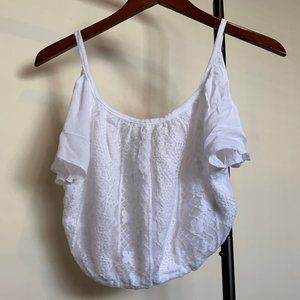 XS Hollister Crop Top Cold Shoulder
